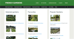 Desktop Screenshot of french-gardens.com