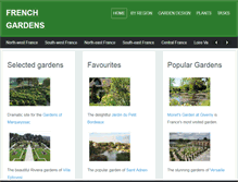 Tablet Screenshot of french-gardens.com